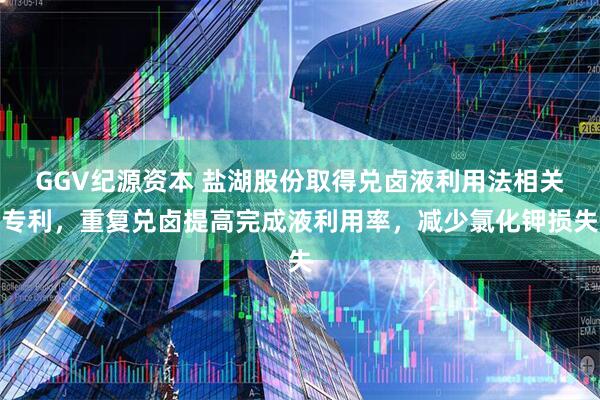GGV纪源资本 盐湖股份取得兑卤液利用法相关专利，重复兑卤提高完成液利用率，减少氯化钾损失